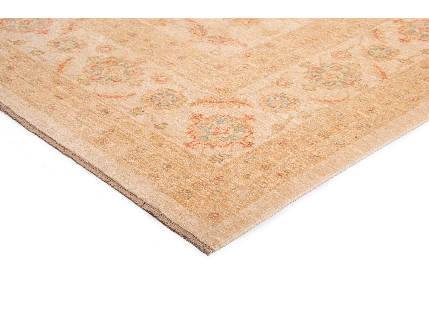 Wollteppich 293x297 Beige Kaizar
