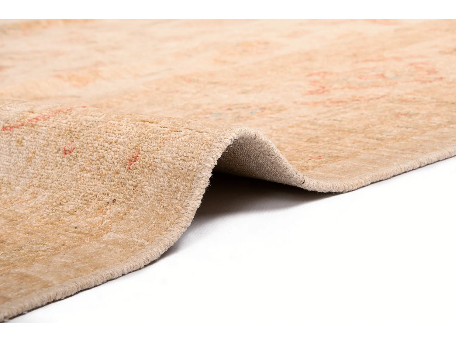 Wollteppich 293x297 Beige Kaizar