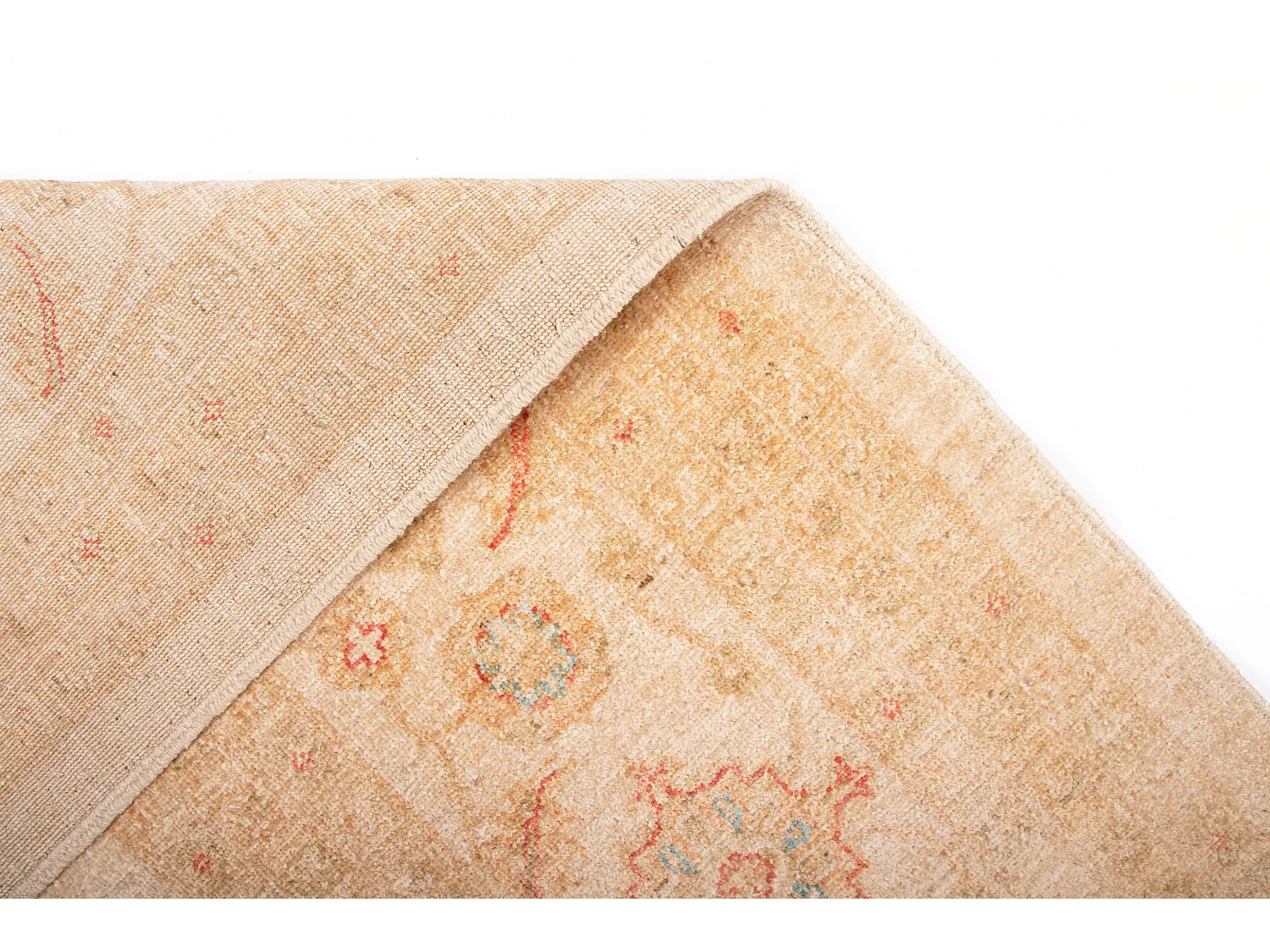 Wollteppich 293x297 Beige Kaizar