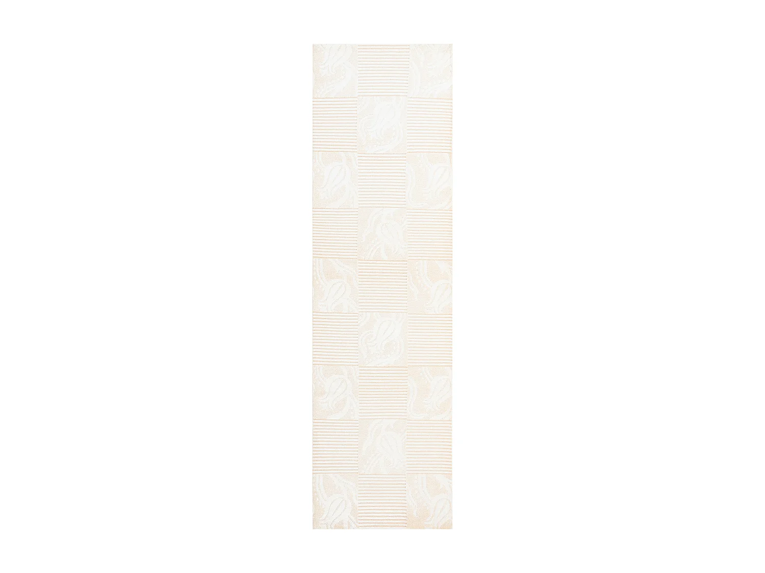 Läufer-Wollteppich 79x302 Beige Darya