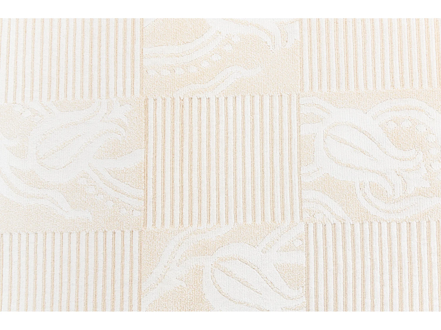 Läufer-Wollteppich 79x302 Beige Darya