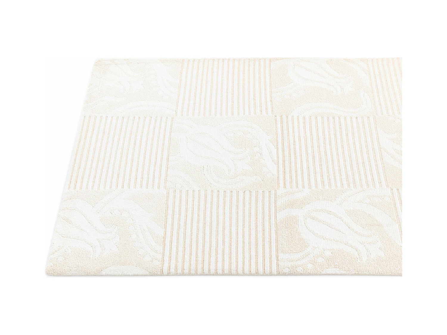 Tapis de couloir en laine 79x302 beige Darya