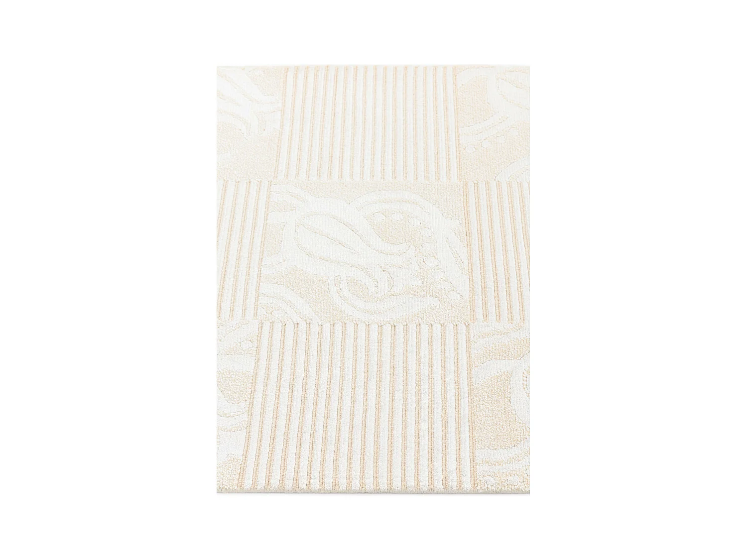 Tapis de couloir en laine 79x302 beige Darya