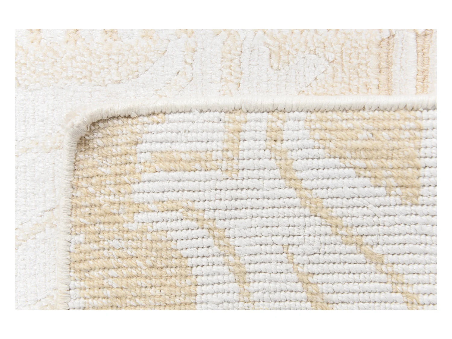 Tapis de couloir en laine 79x302 beige Darya