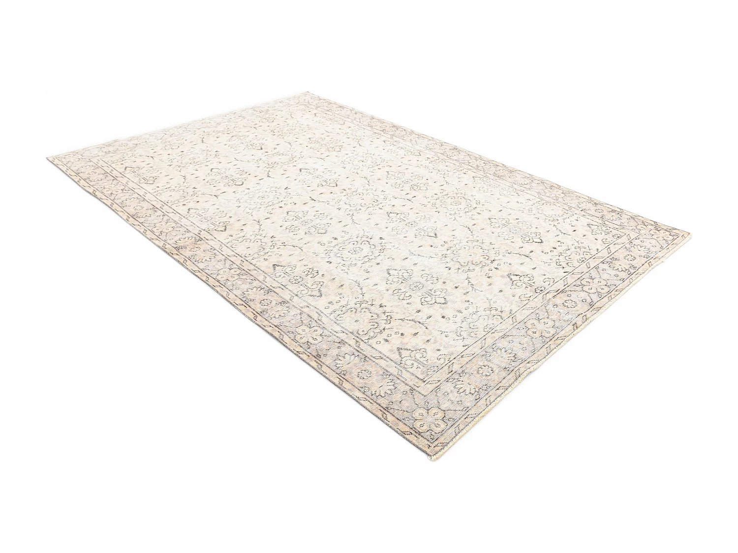 Tapis de laine 165x274 beige Ultra Vintage