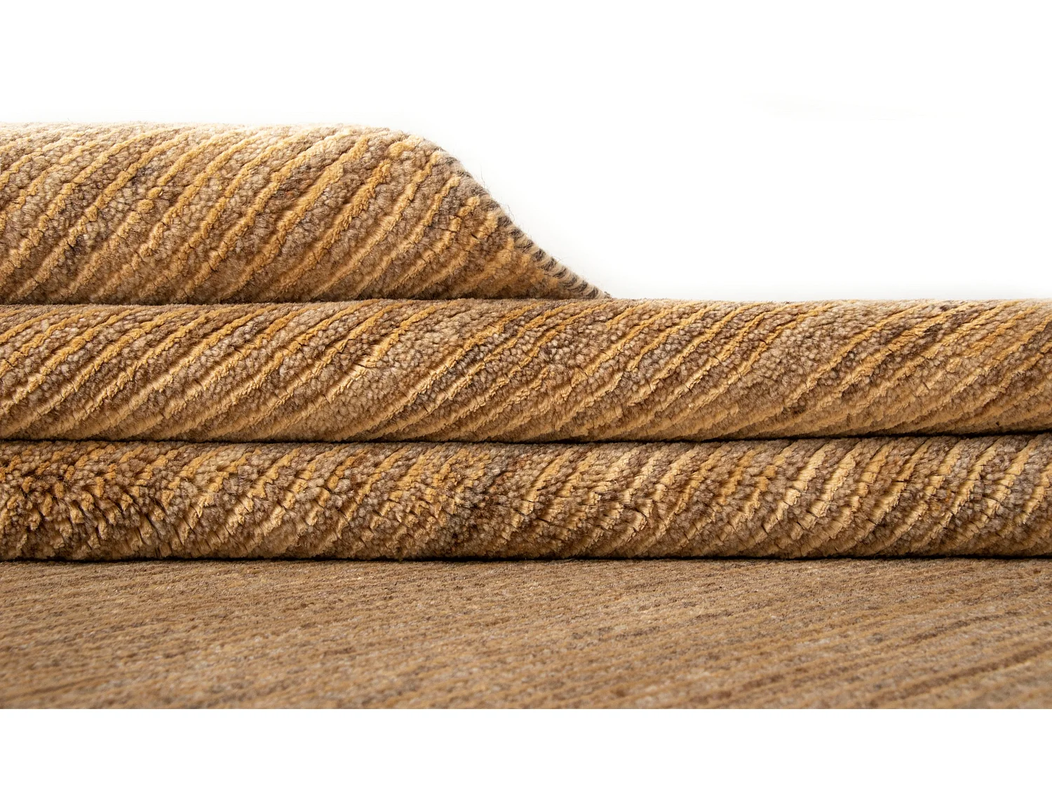 Wollteppich 181x234 Beige Juma