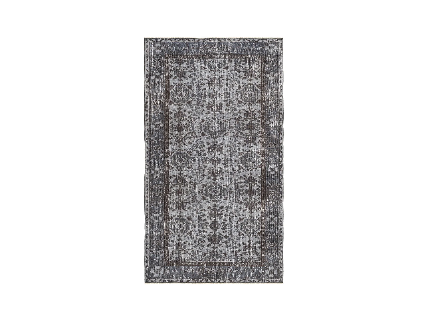 Tapis de laine 117x203 gris Ultra Vintage