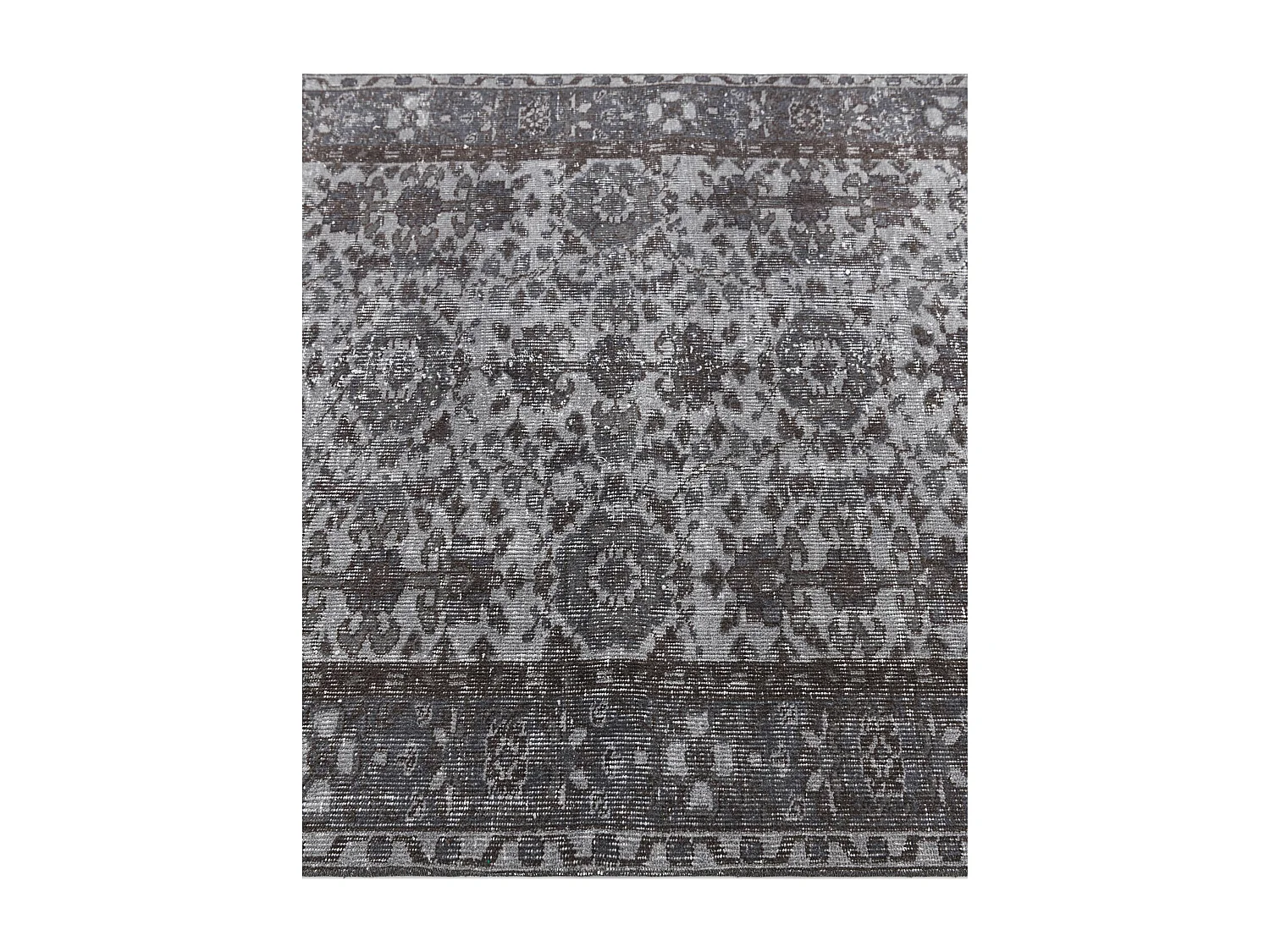 Tapis de laine 117x203 gris Ultra Vintage