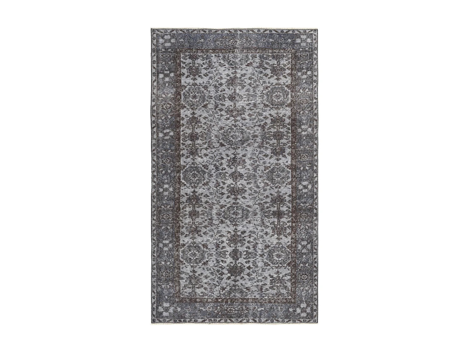 Tapis de laine 117x203 gris Ultra Vintage