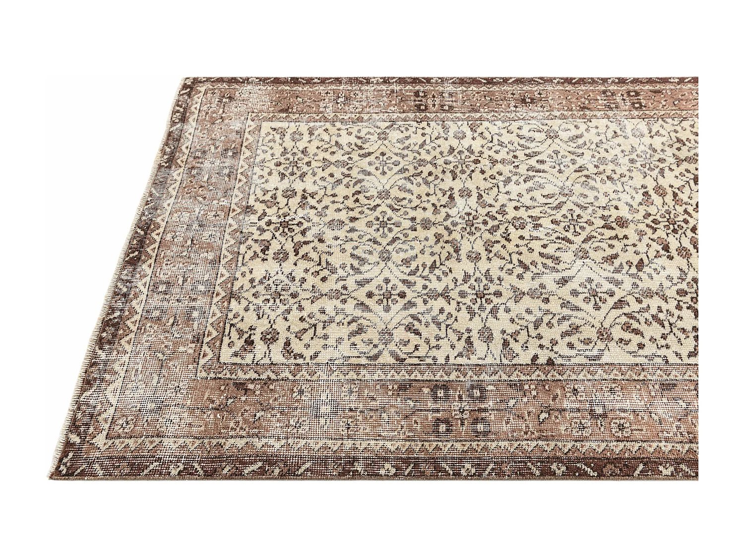 Tappeto in lana 114x201 beige Ultra Vintage