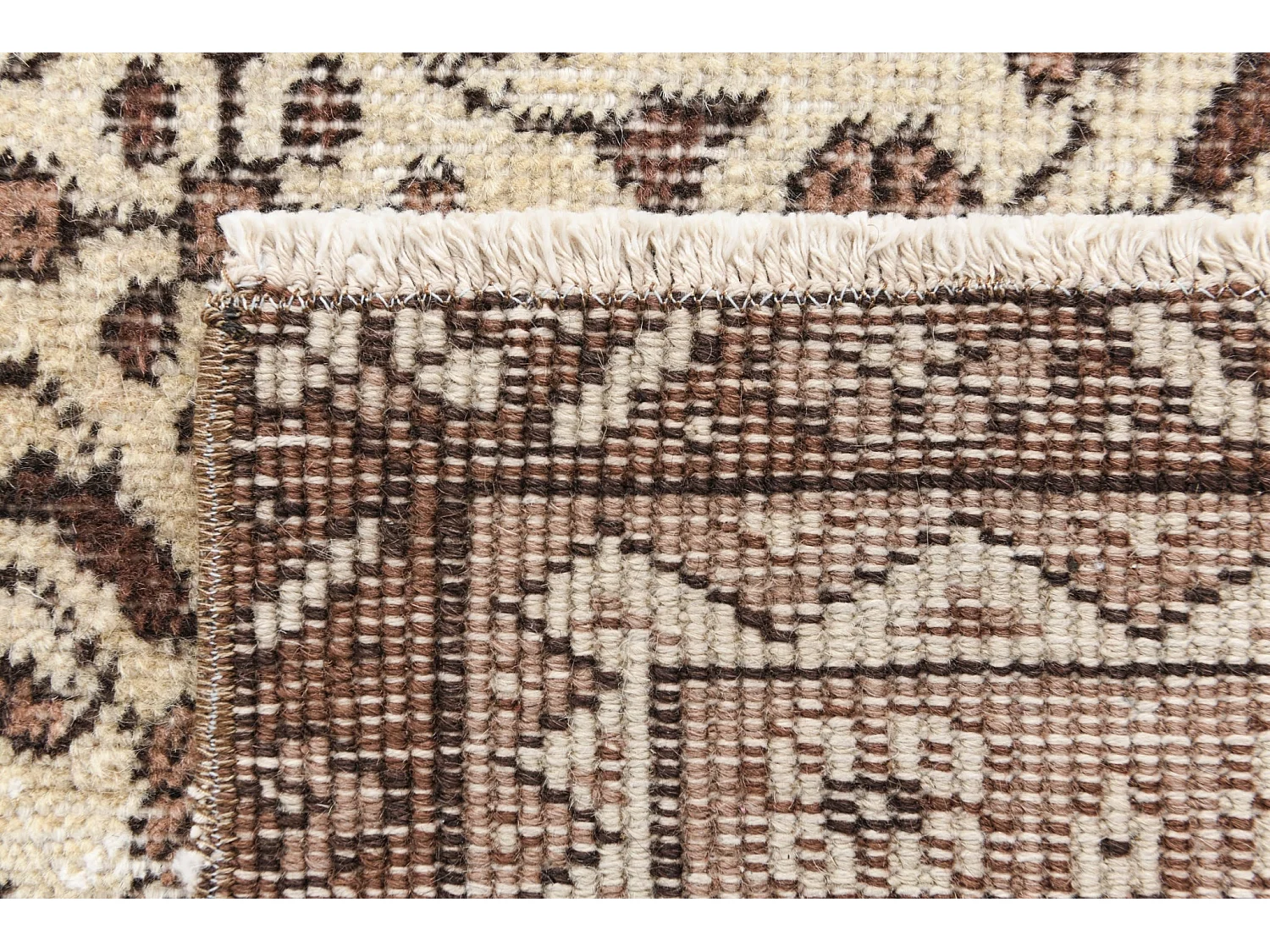 Tappeto in lana 114x201 beige Ultra Vintage