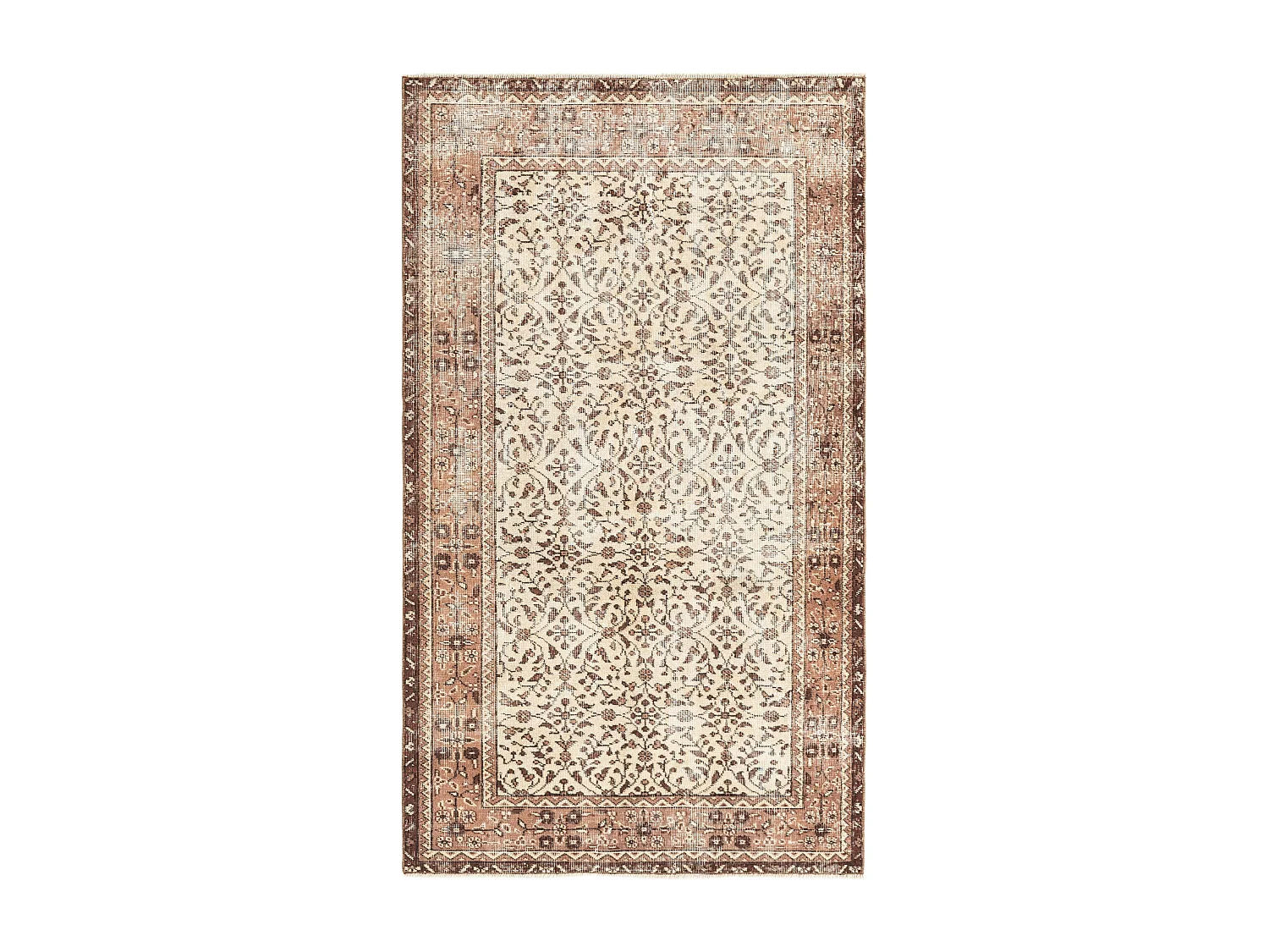 Tappeto in lana 114x201 beige Ultra Vintage