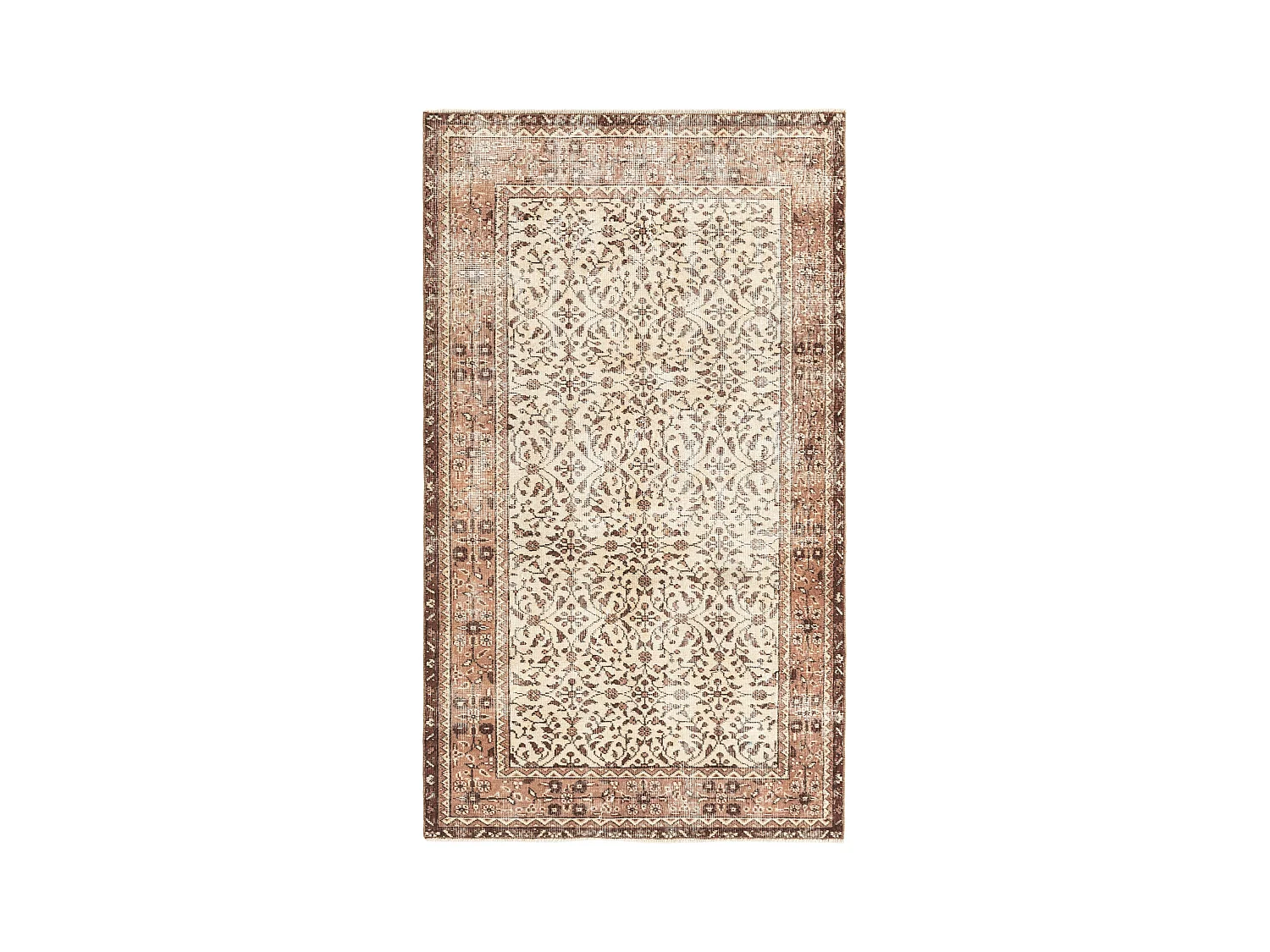 Tapis de laine 114x201 beige Ultra Vintage