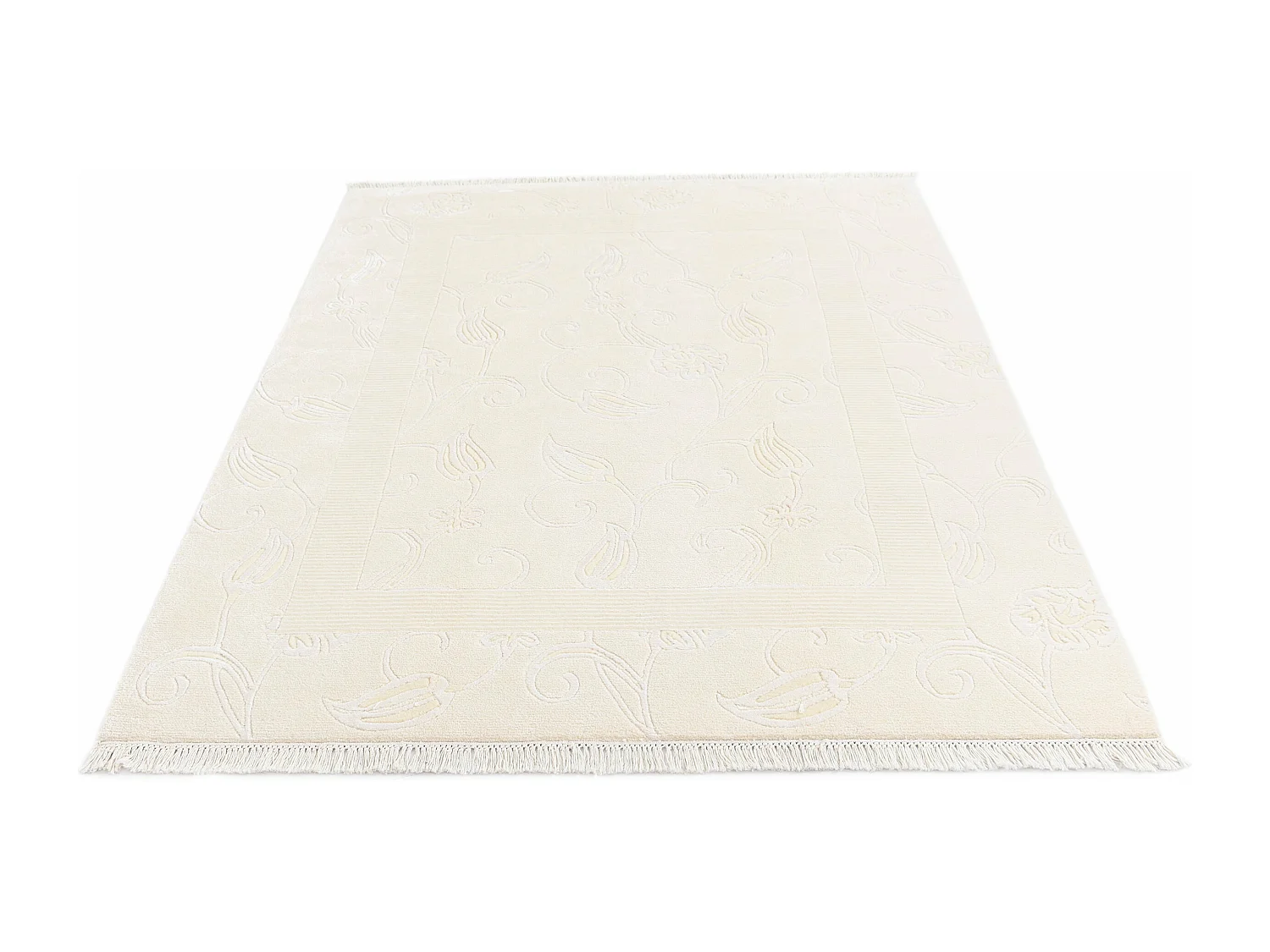 Wollteppich 150x203 Beige Darya