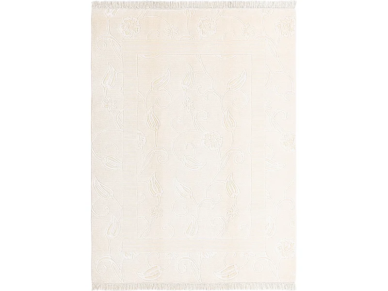 Tapis de laine 150x203 beige Darya