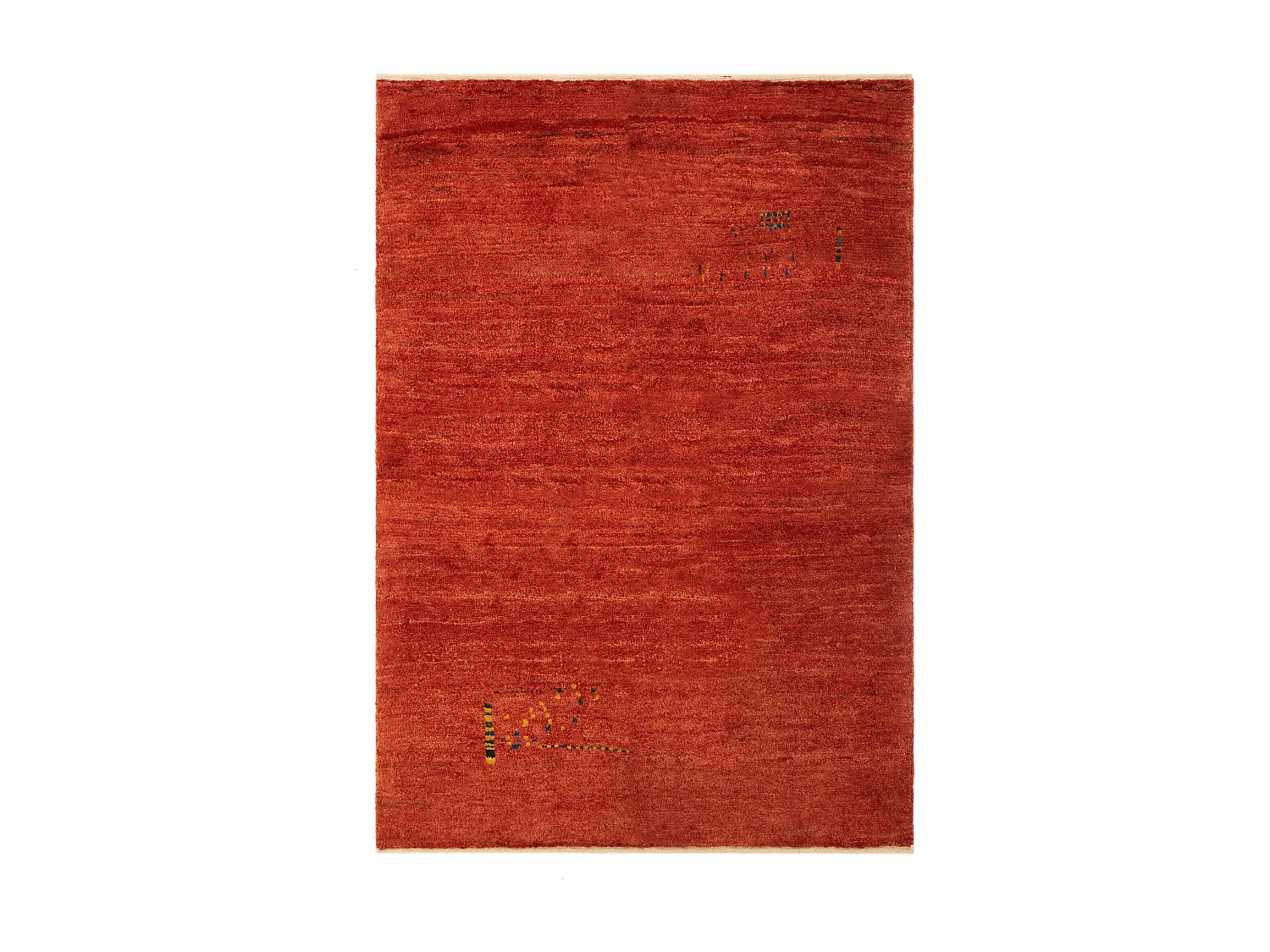 Tappeto in lana 120x170 rosso Gabbeh