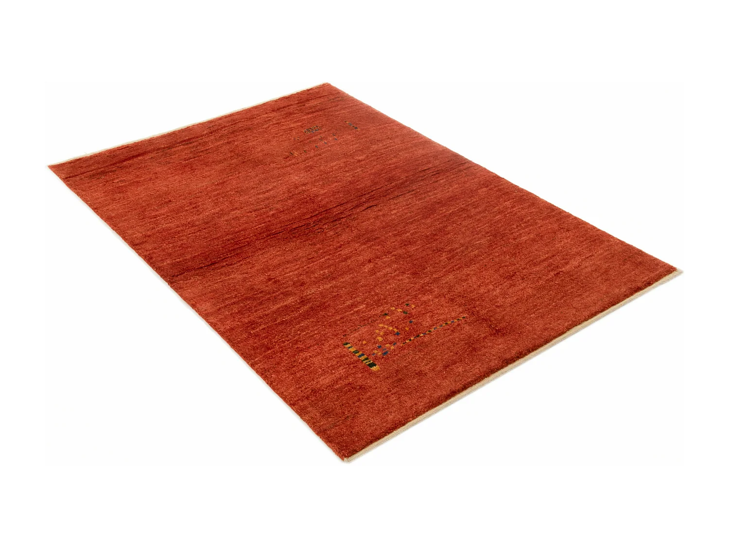Tappeto in lana 120x170 rosso Gabbeh