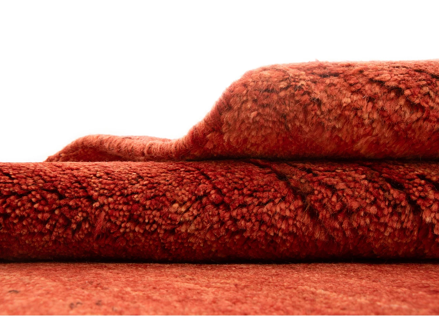 Tapis de laine 120x170 rouge Gabbeh