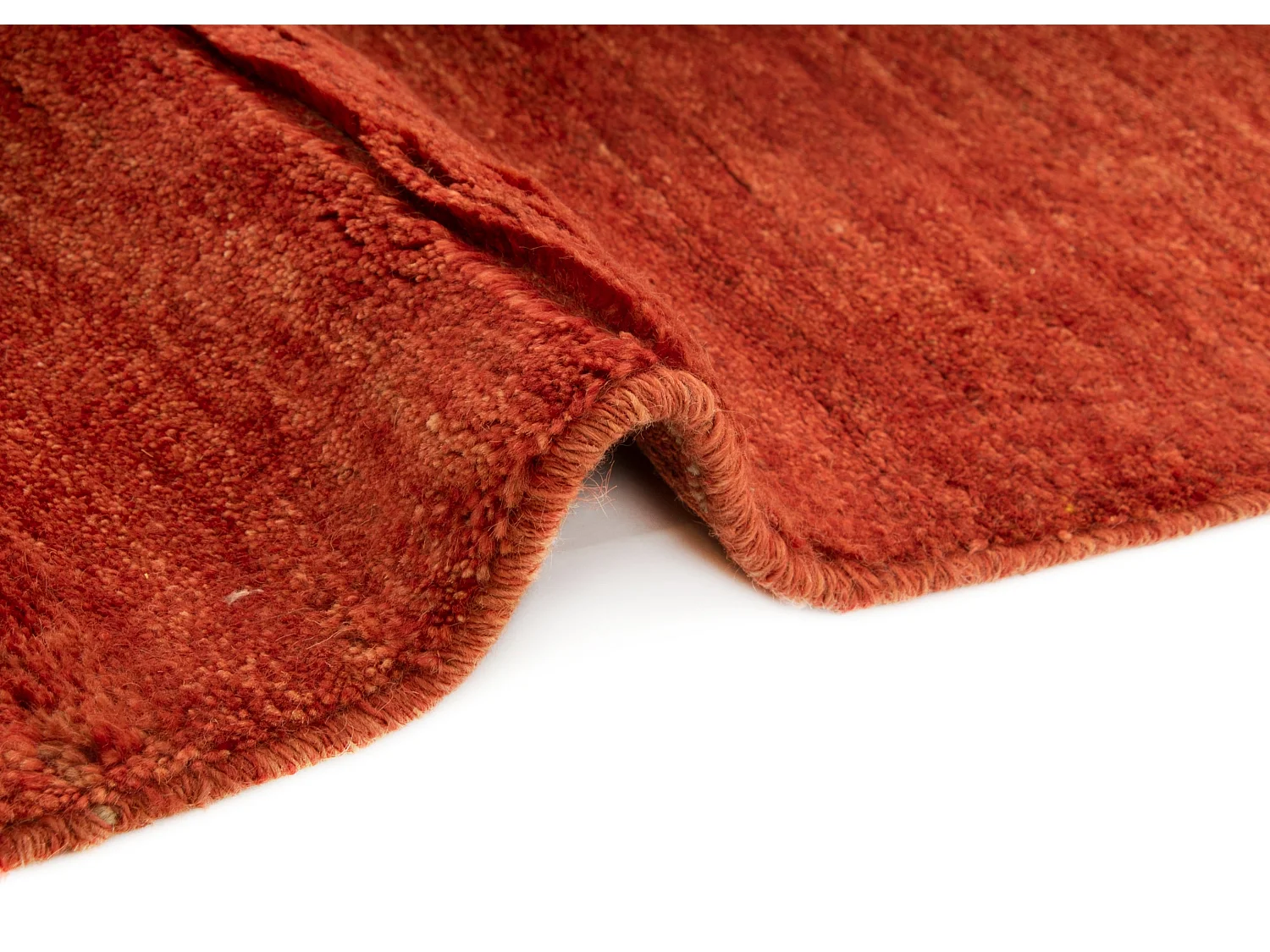 Tapis de laine 120x170 rouge Gabbeh