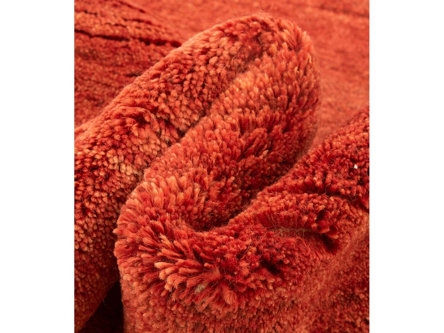 Tapis de laine 120x170 rouge Gabbeh