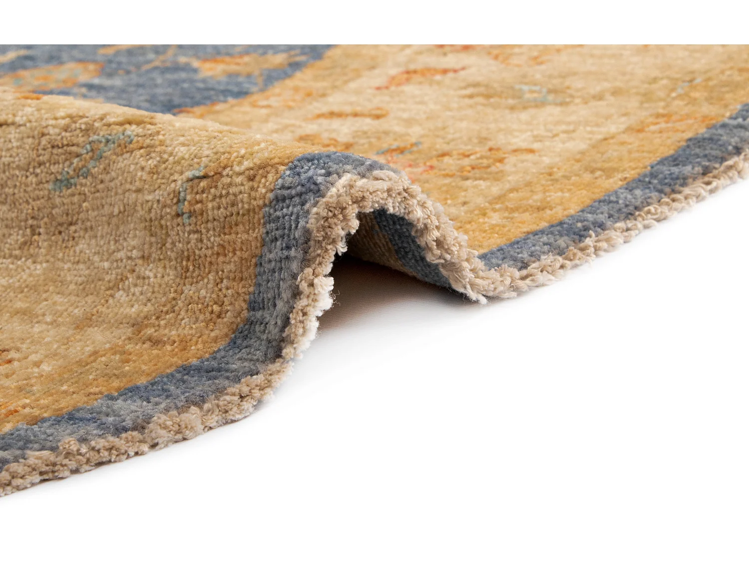 Wollteppich 148x148 Beige Kaizar