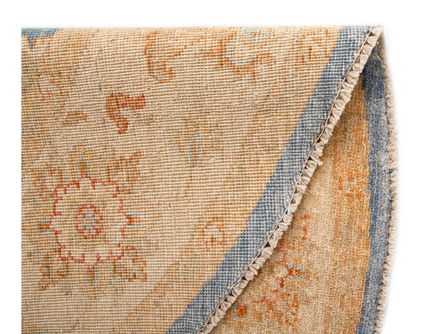 Tappeto in lana 148x148 beige Kaizar