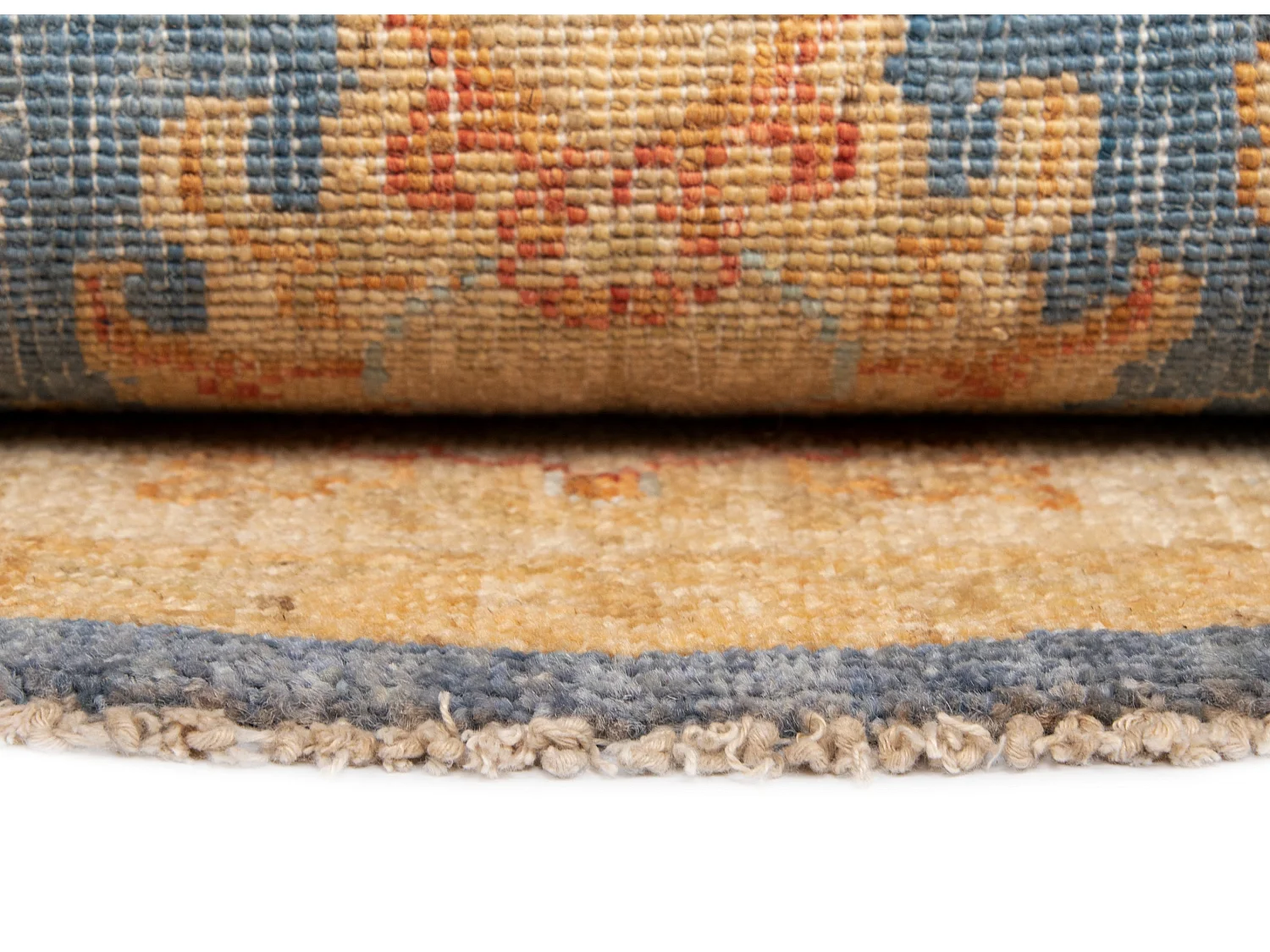 Tappeto in lana 148x148 beige Kaizar