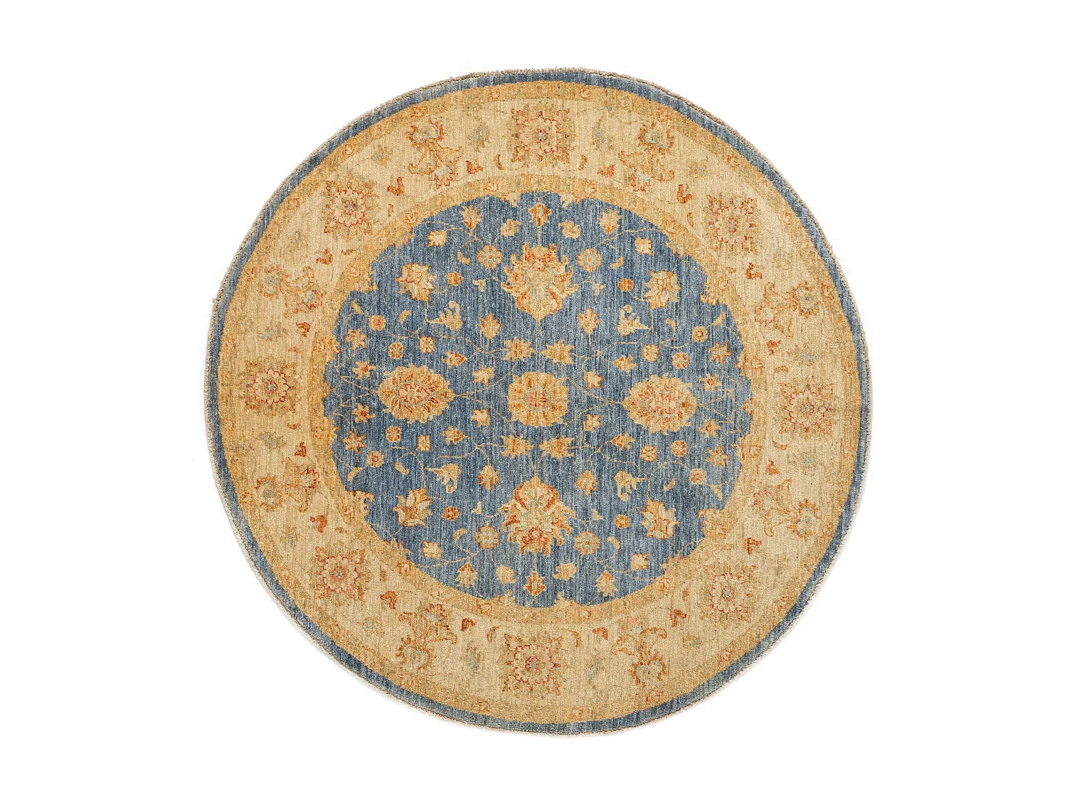 Tappeto in lana 148x148 beige Kaizar