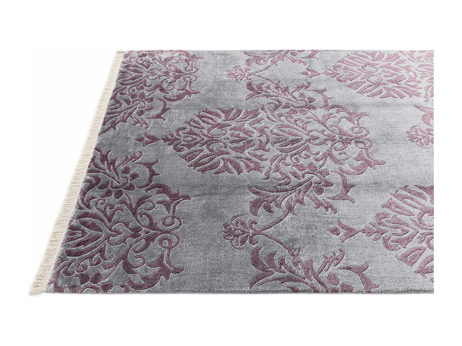 Tapis de laine 142x201 gris Darya
