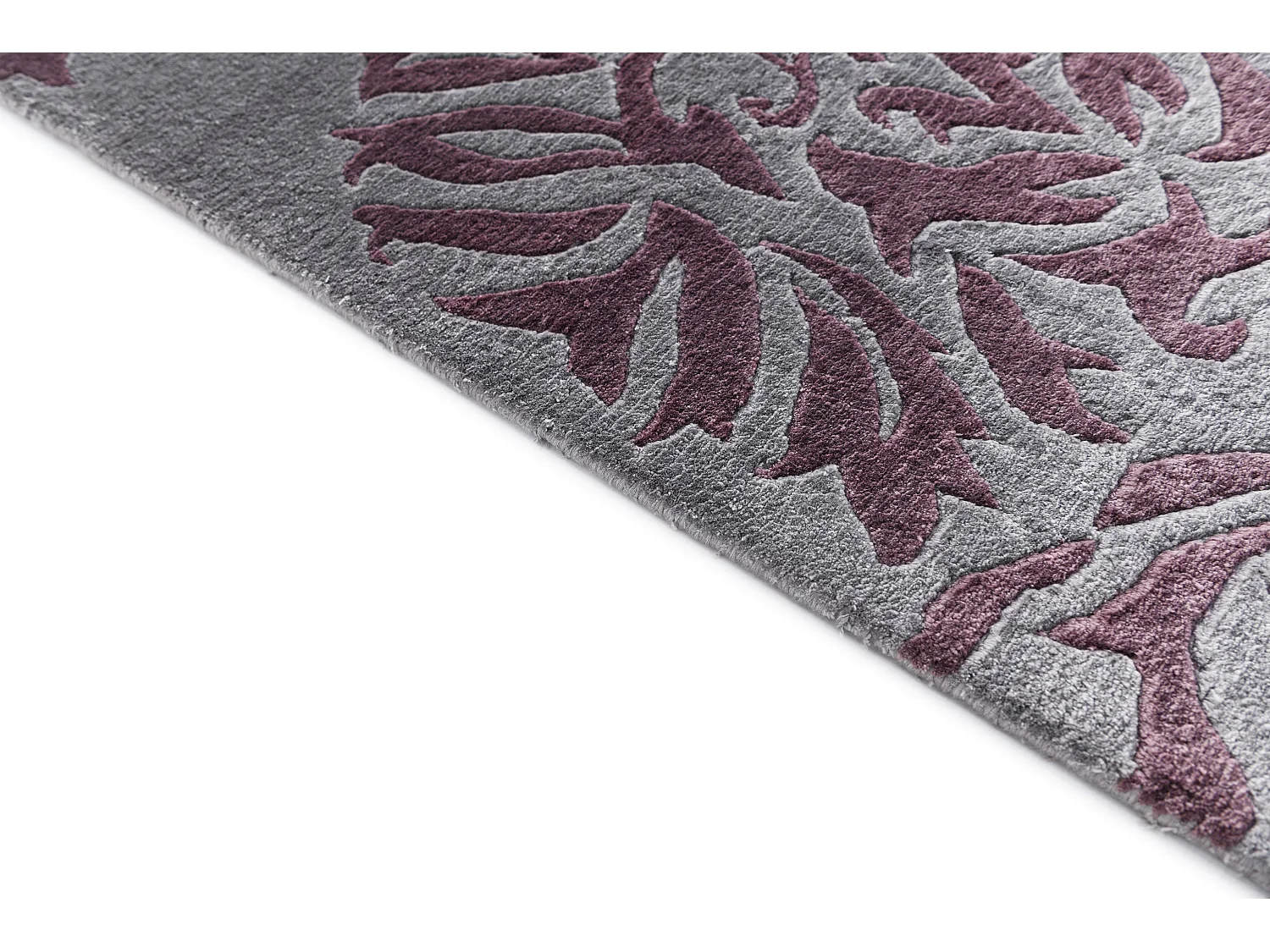 Tapis de laine 142x201 gris Darya