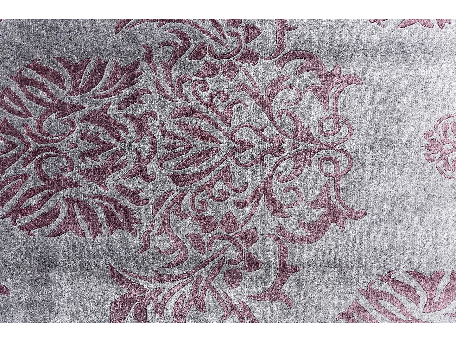 Tapis de laine 142x201 gris Darya