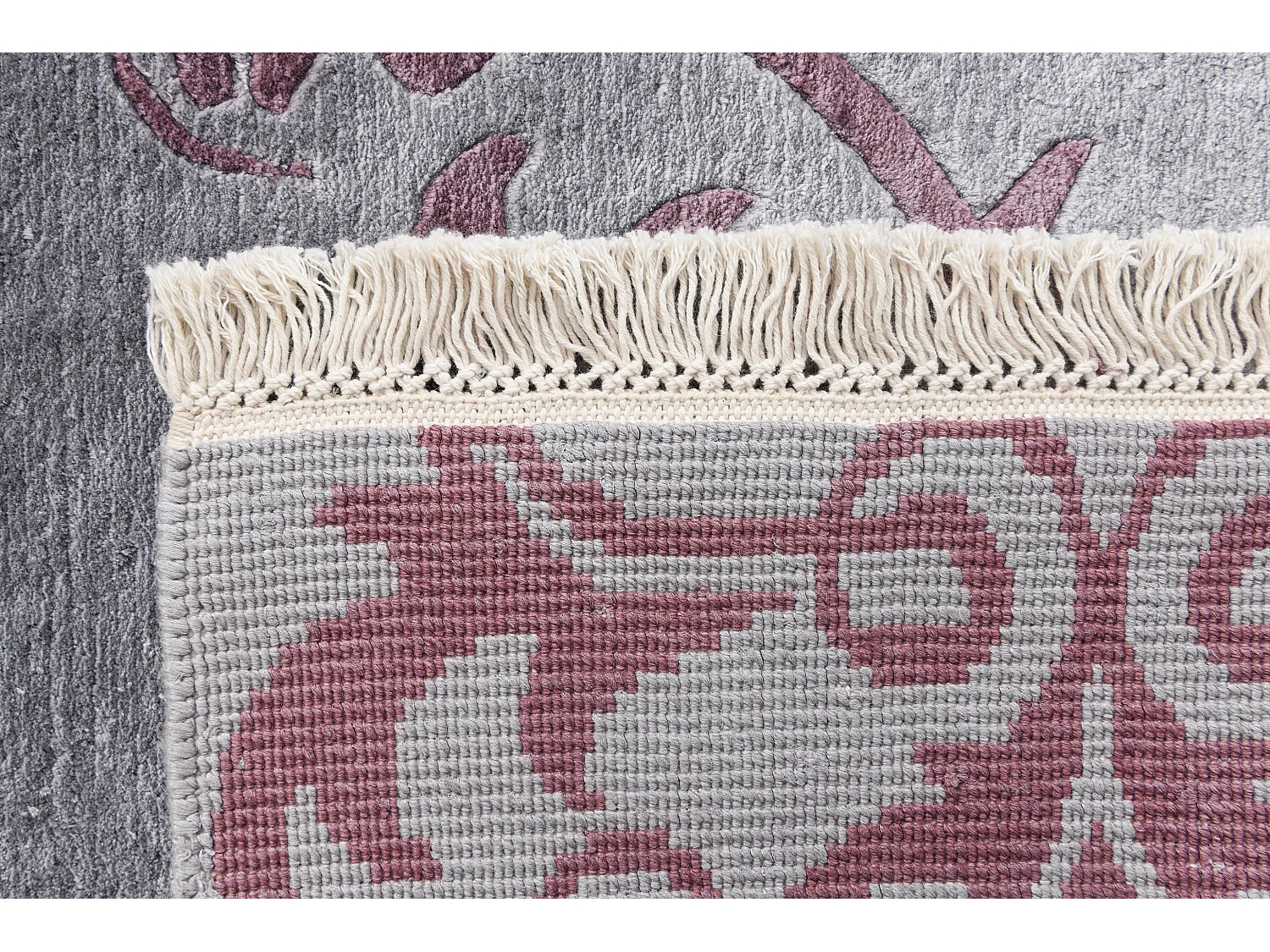 Tapis de laine 142x201 gris Darya