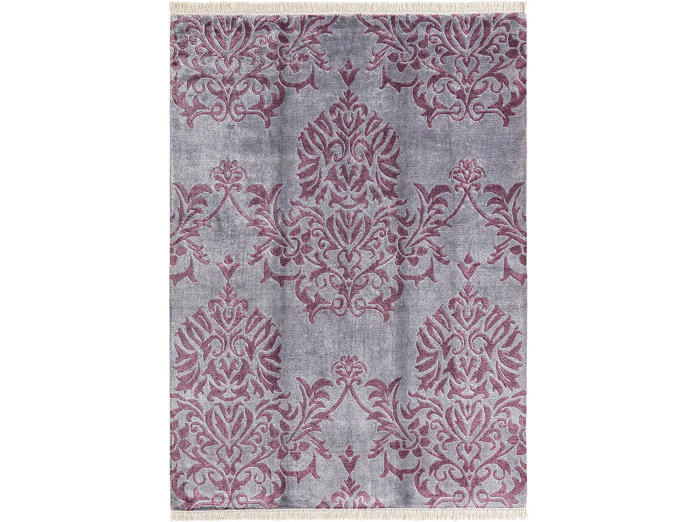 Tapis de laine 142x201 gris Darya