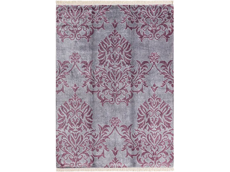 Tapis de laine 142x201 gris Darya