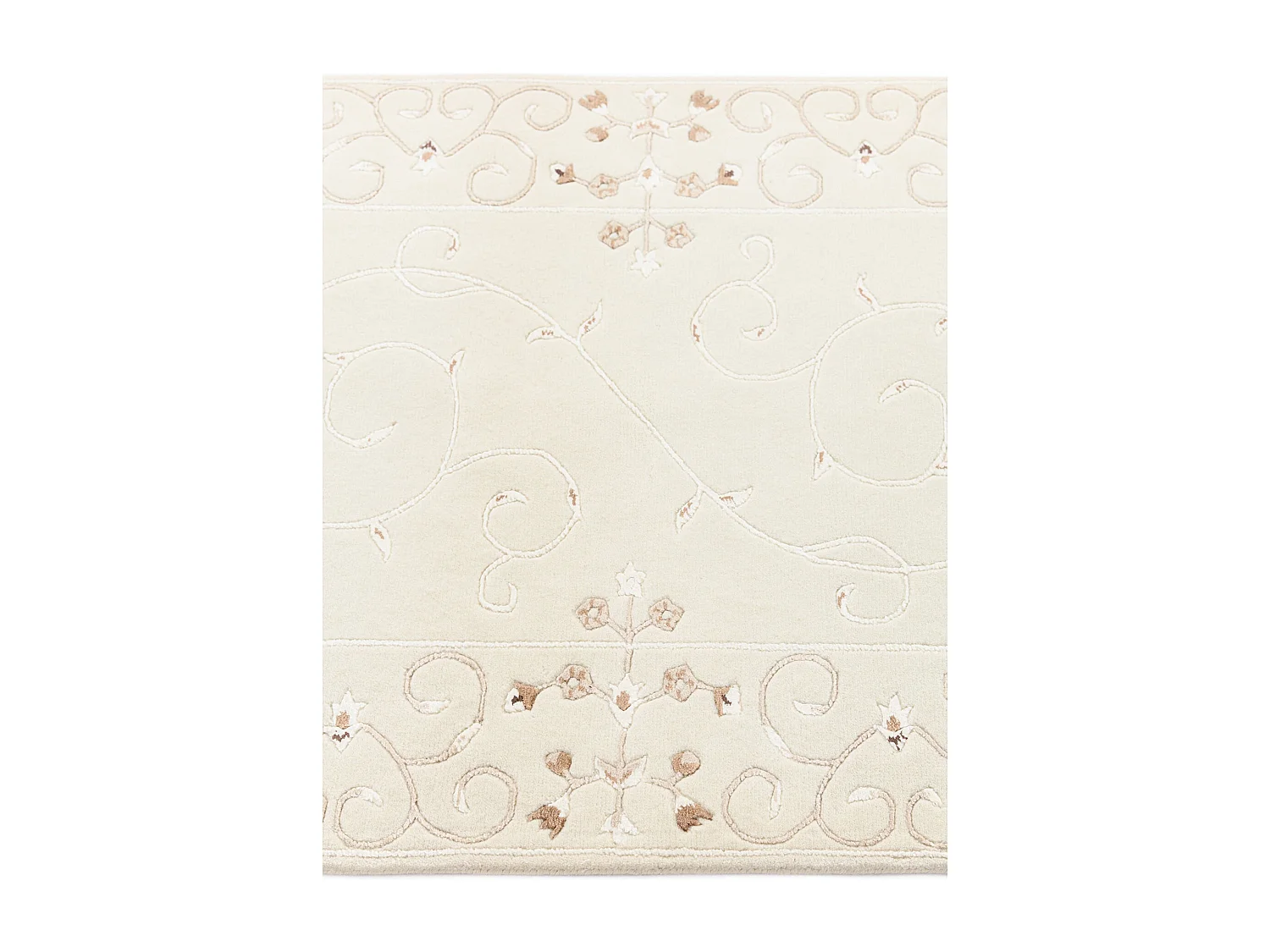 Tappeto per corridoio in lana 81x290 beige Darya