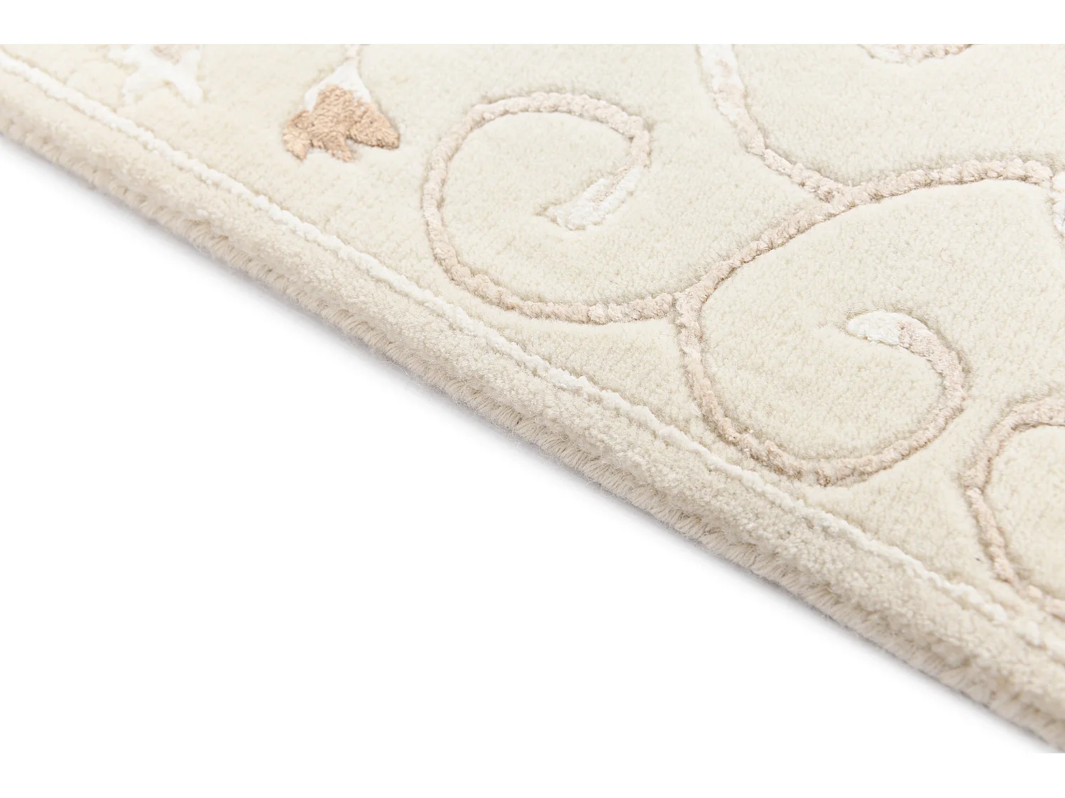 Tappeto per corridoio in lana 81x290 beige Darya