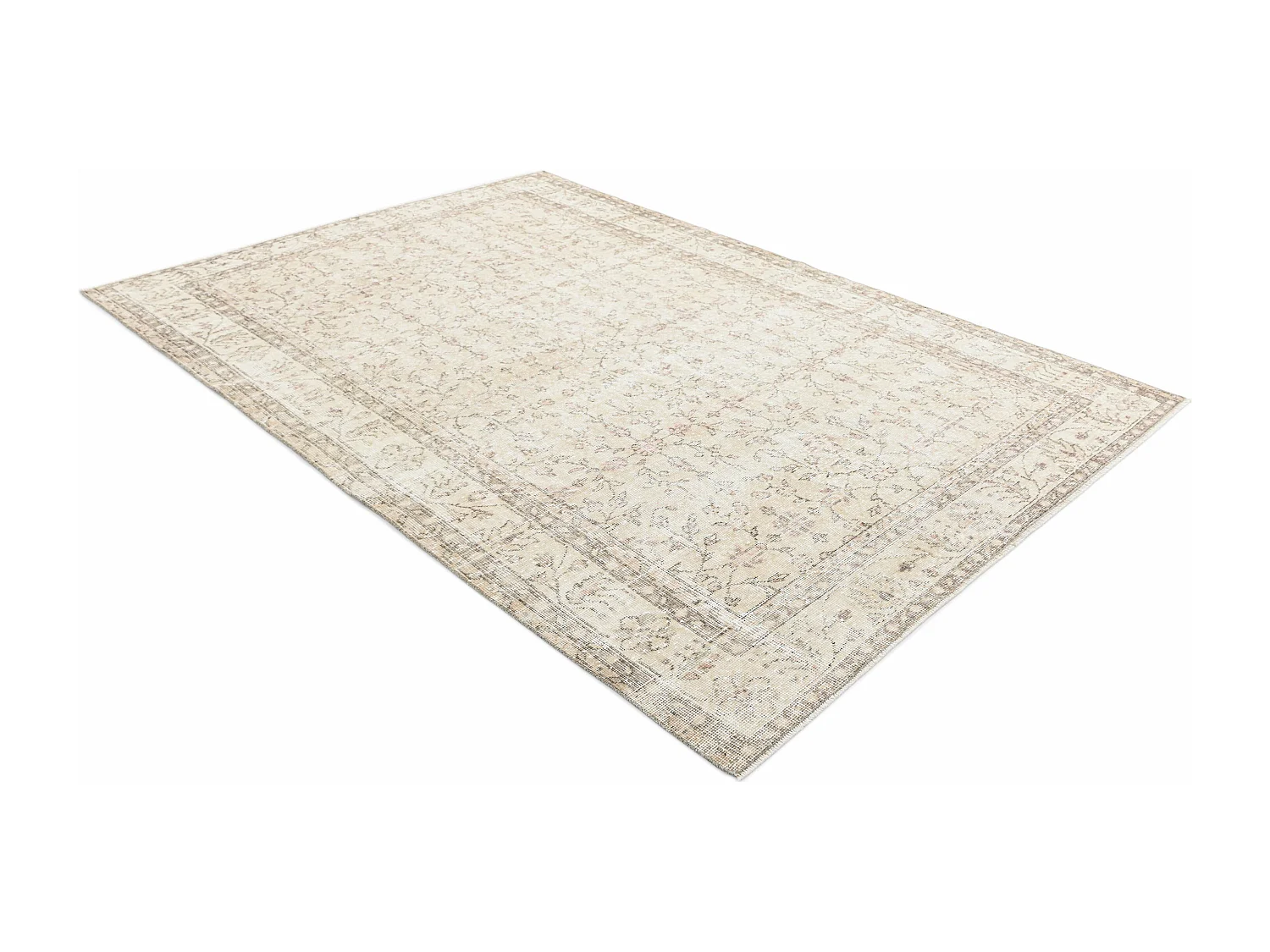 Tapis de laine 170x274 beige Ultra Vintage
