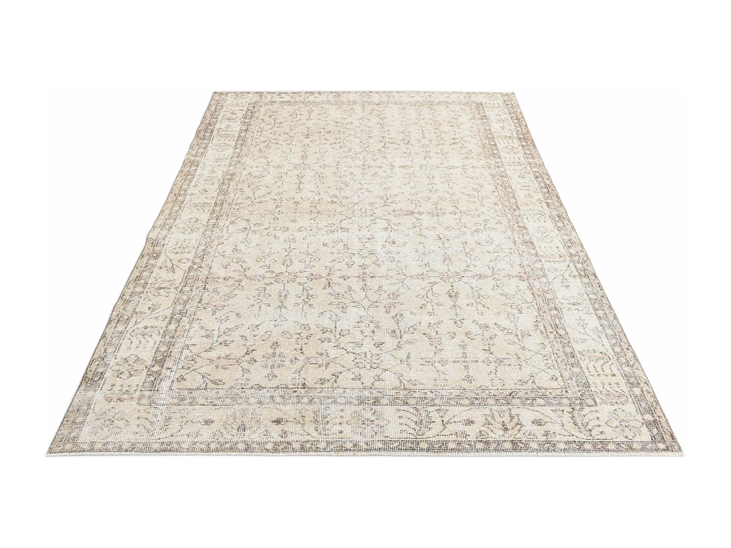 Tapis de laine 170x274 beige Ultra Vintage