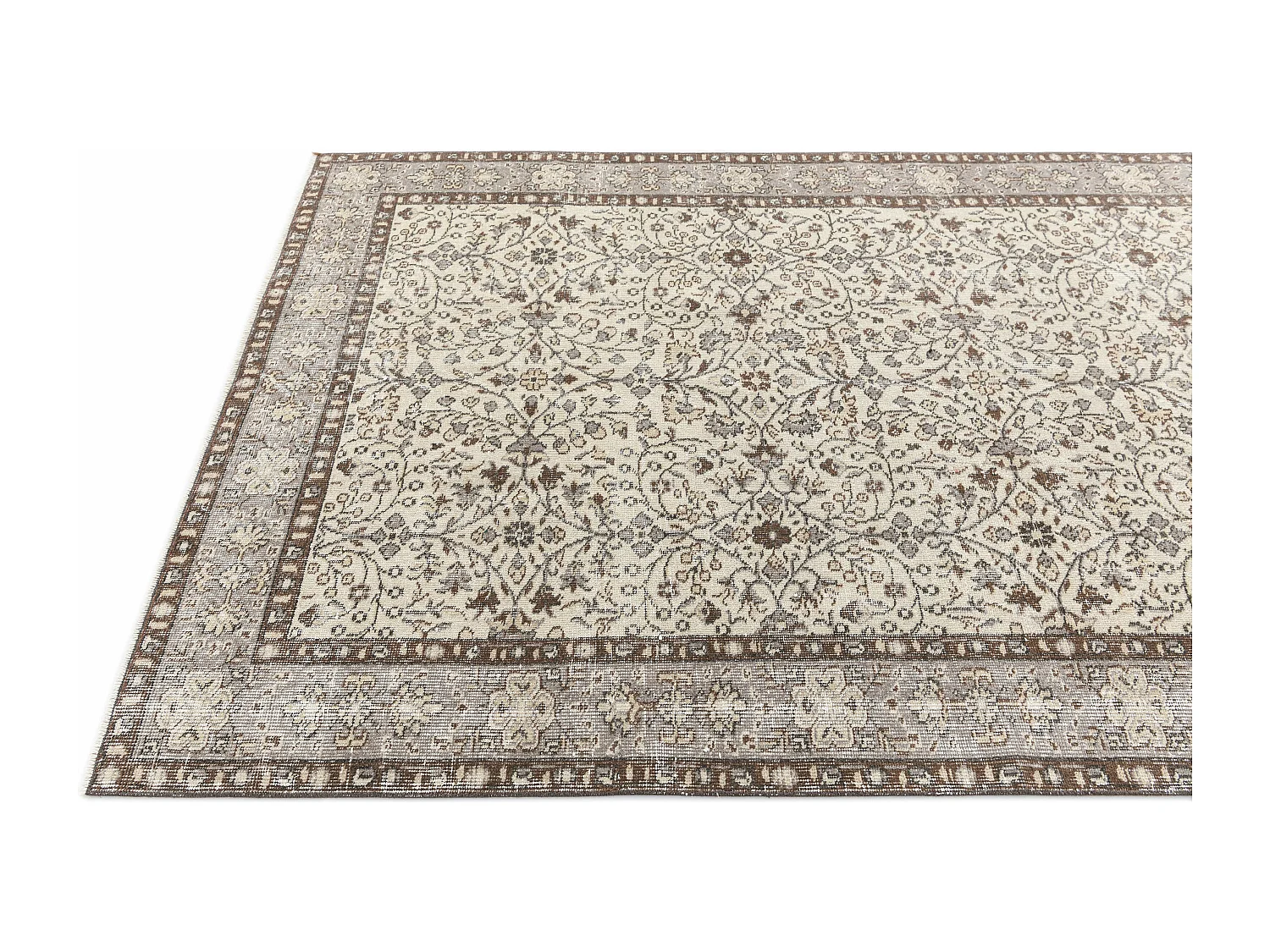 Tappeto in lana 155x246 beige Ultra Vintage