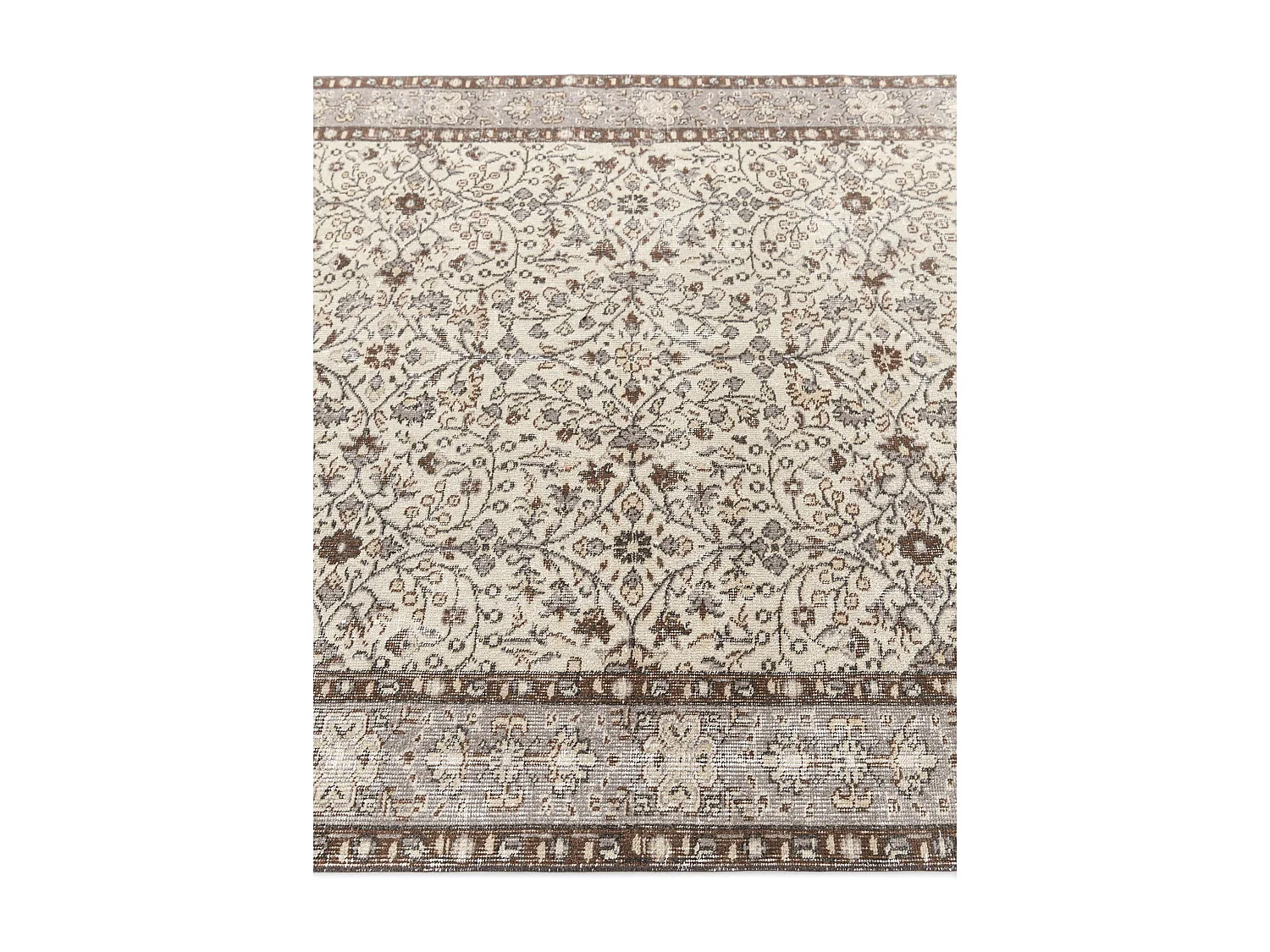 Tappeto in lana 155x246 beige Ultra Vintage