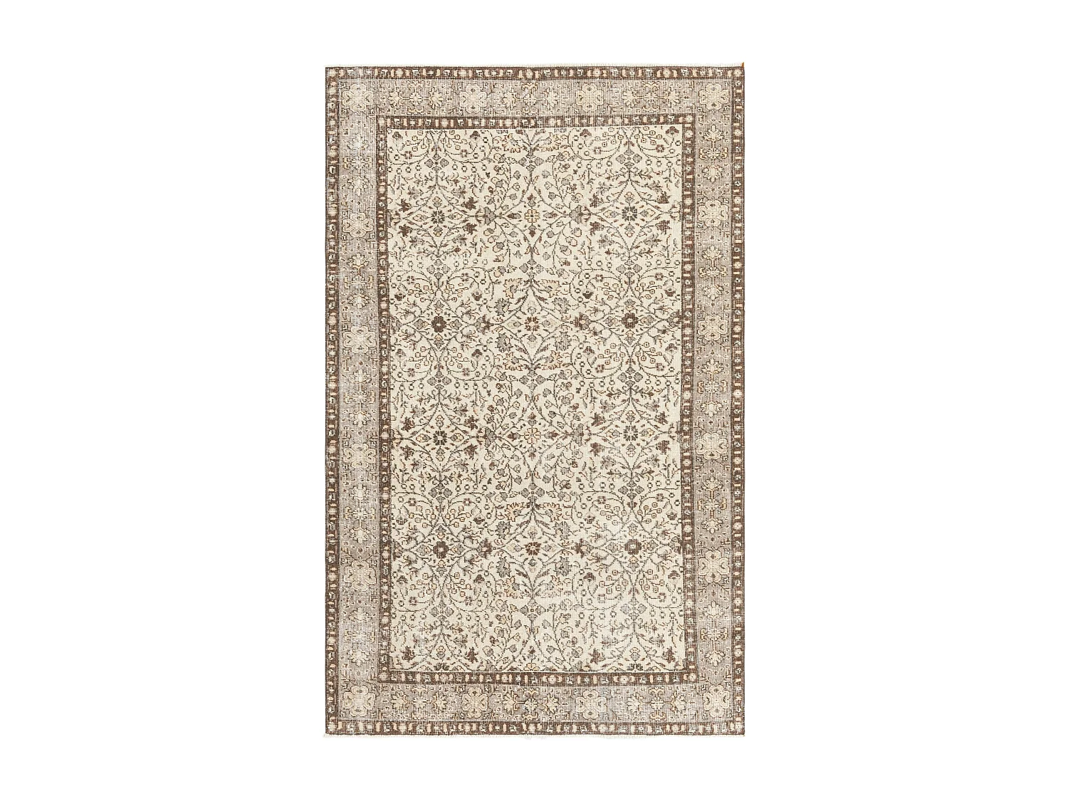 Tappeto in lana 155x246 beige Ultra Vintage