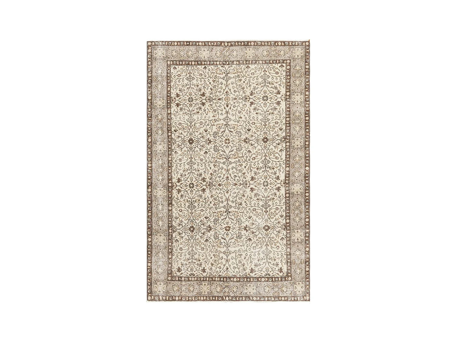 Tappeto in lana 155x246 beige Ultra Vintage