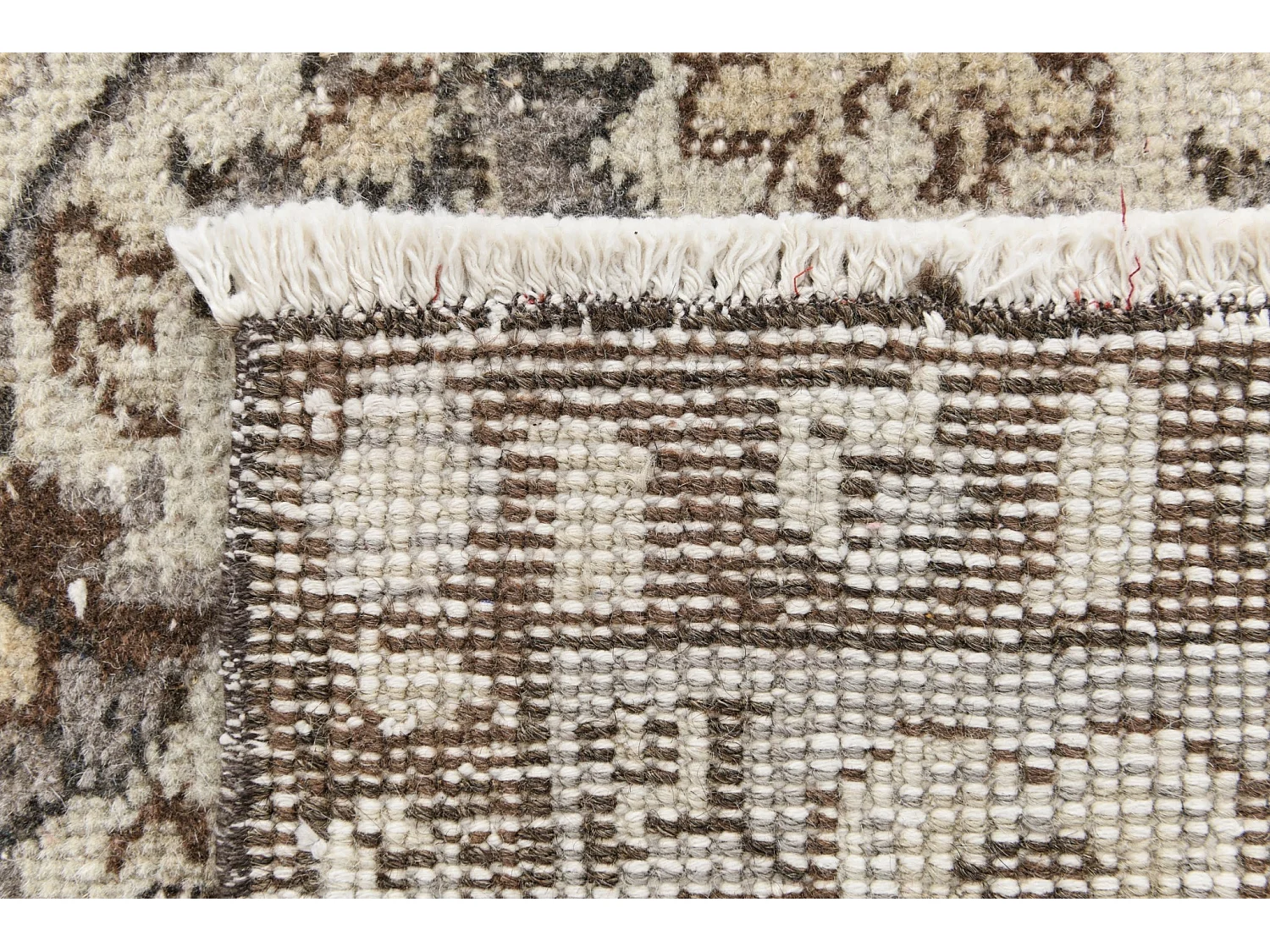 Tapis de laine 155x246 beige Ultra Vintage