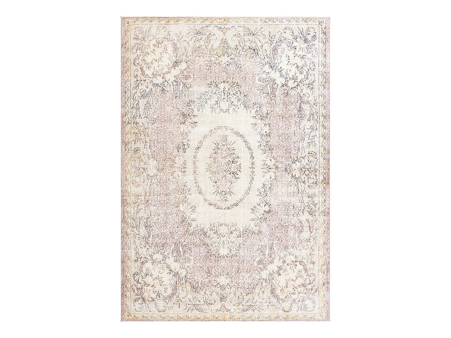 Tapis de laine 206x302 beige Ultra Vintage