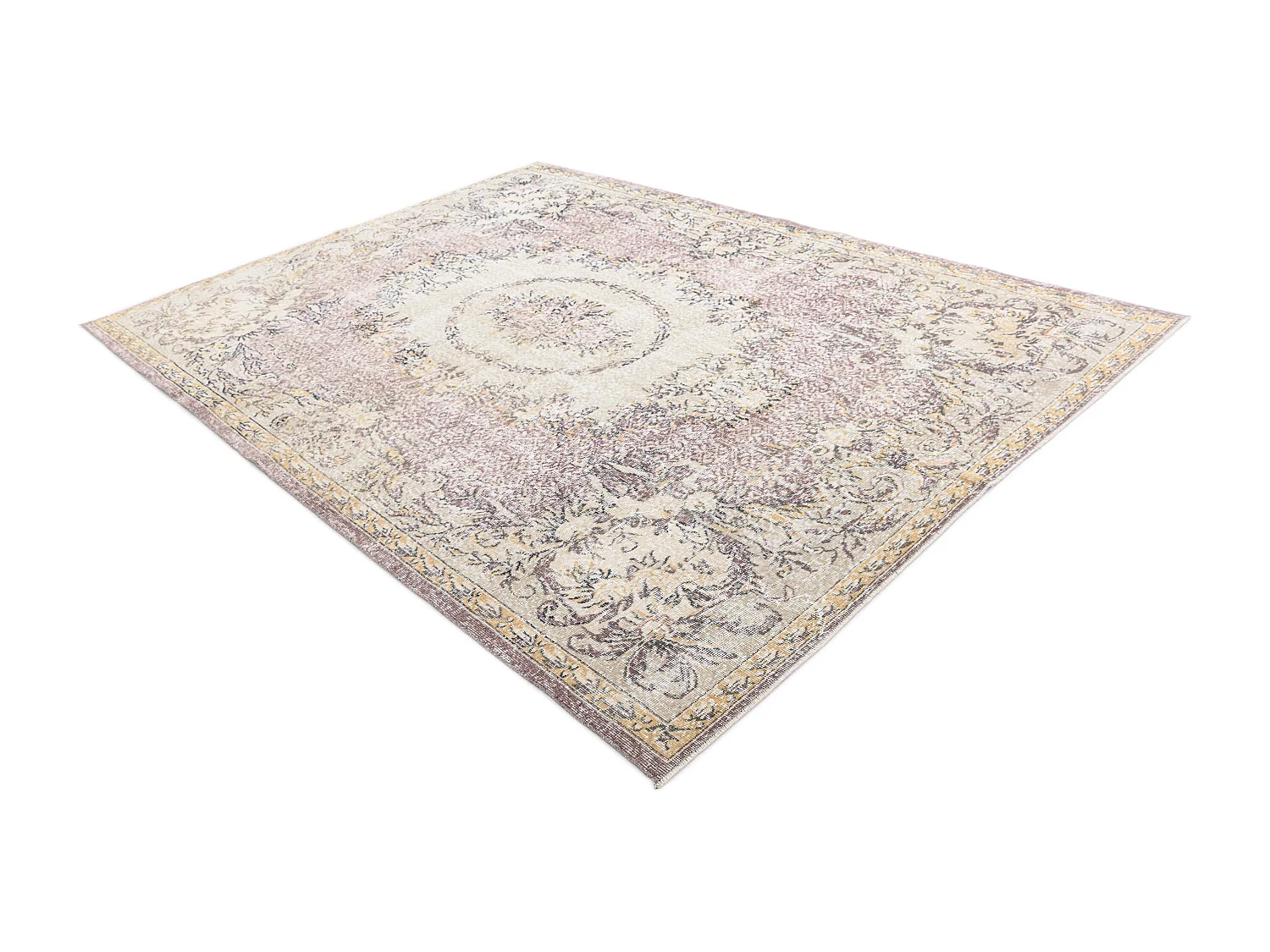 Tapis de laine 206x302 beige Ultra Vintage