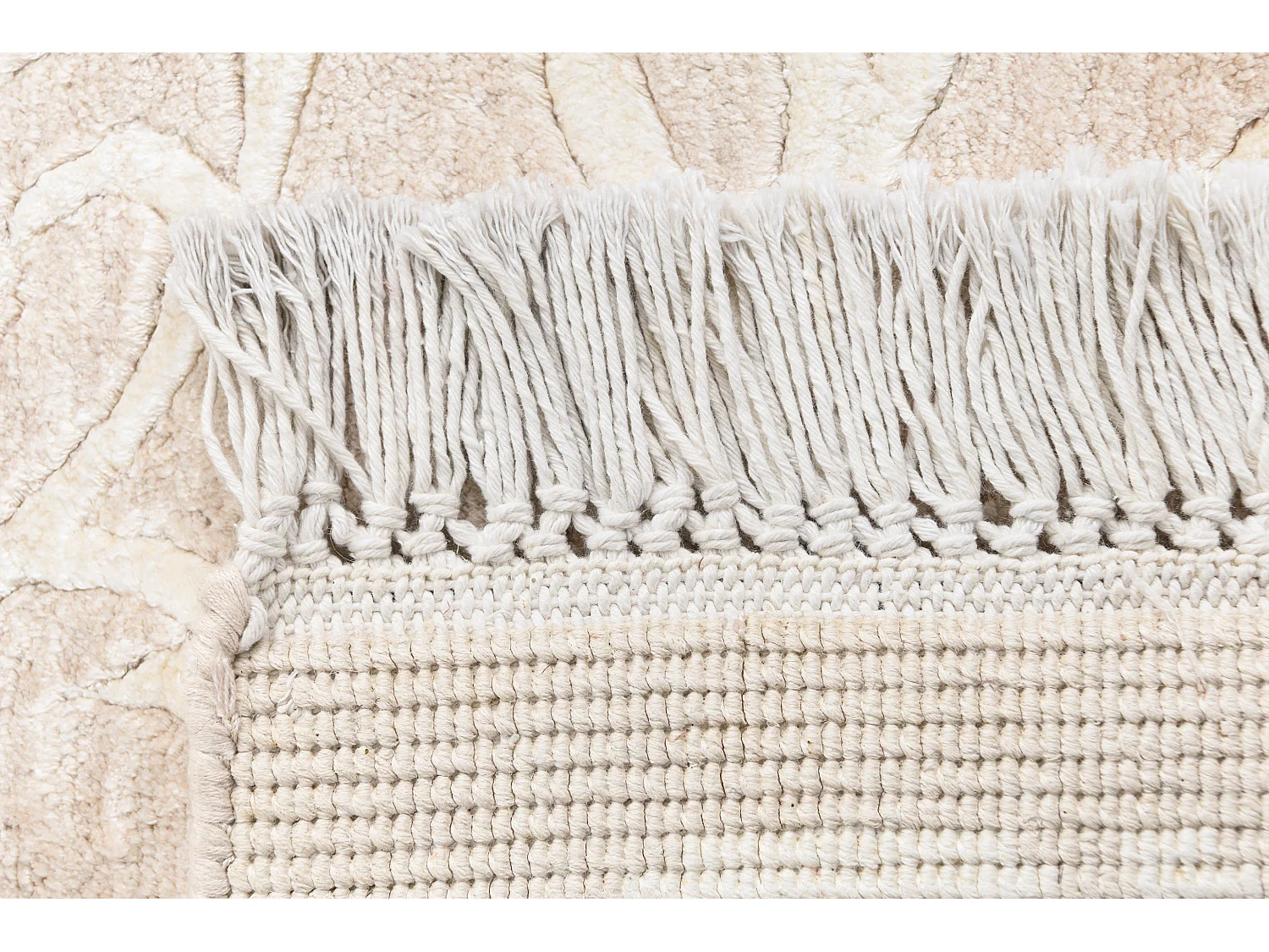 Wollteppich 132x191 Braun Darya