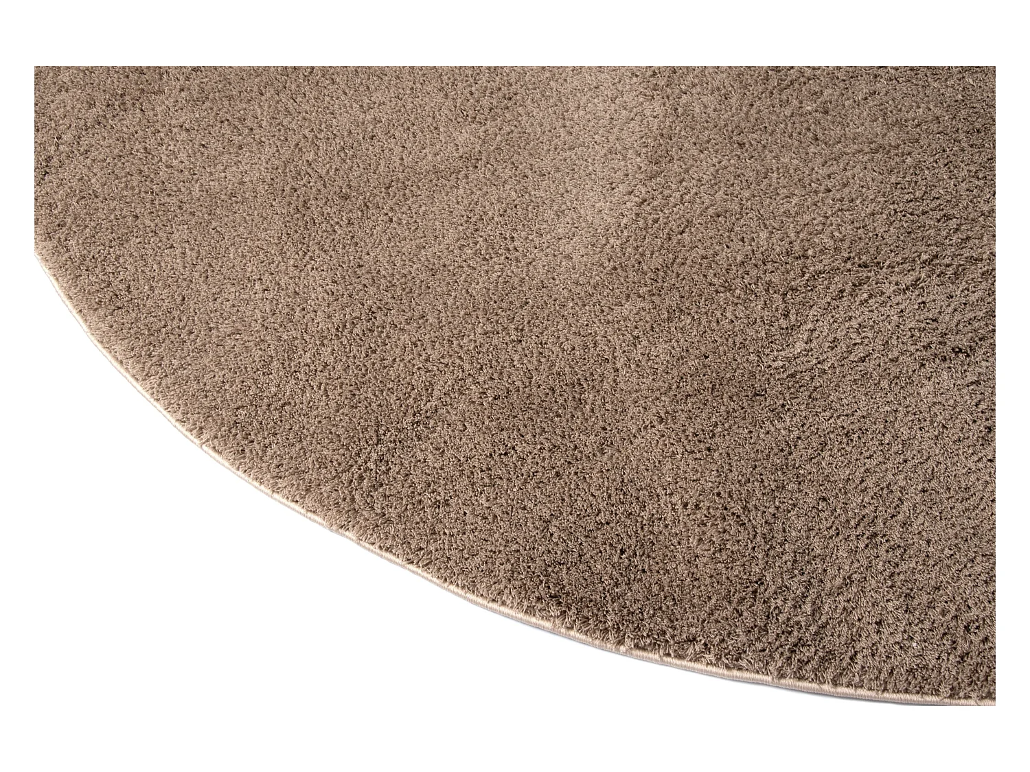 Hochflorteppich 185x185 Beige Luzern