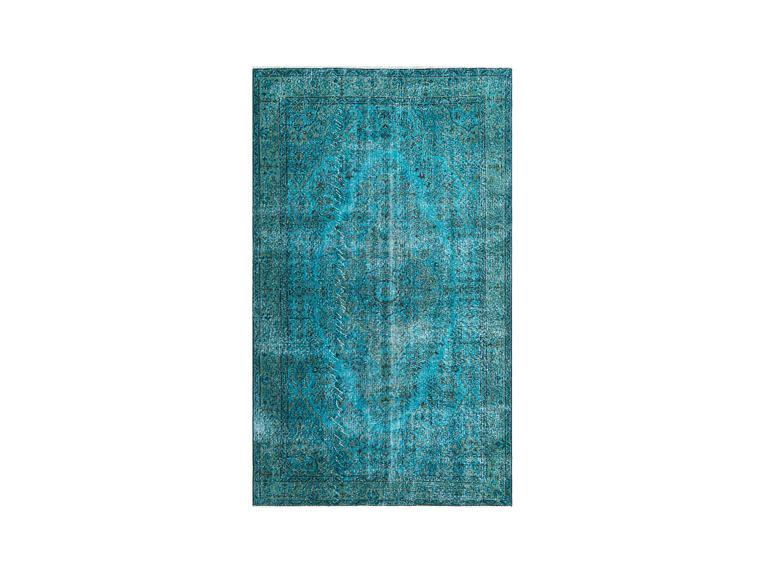 Tapis de laine 170x284 turquoise Ultra Vintage