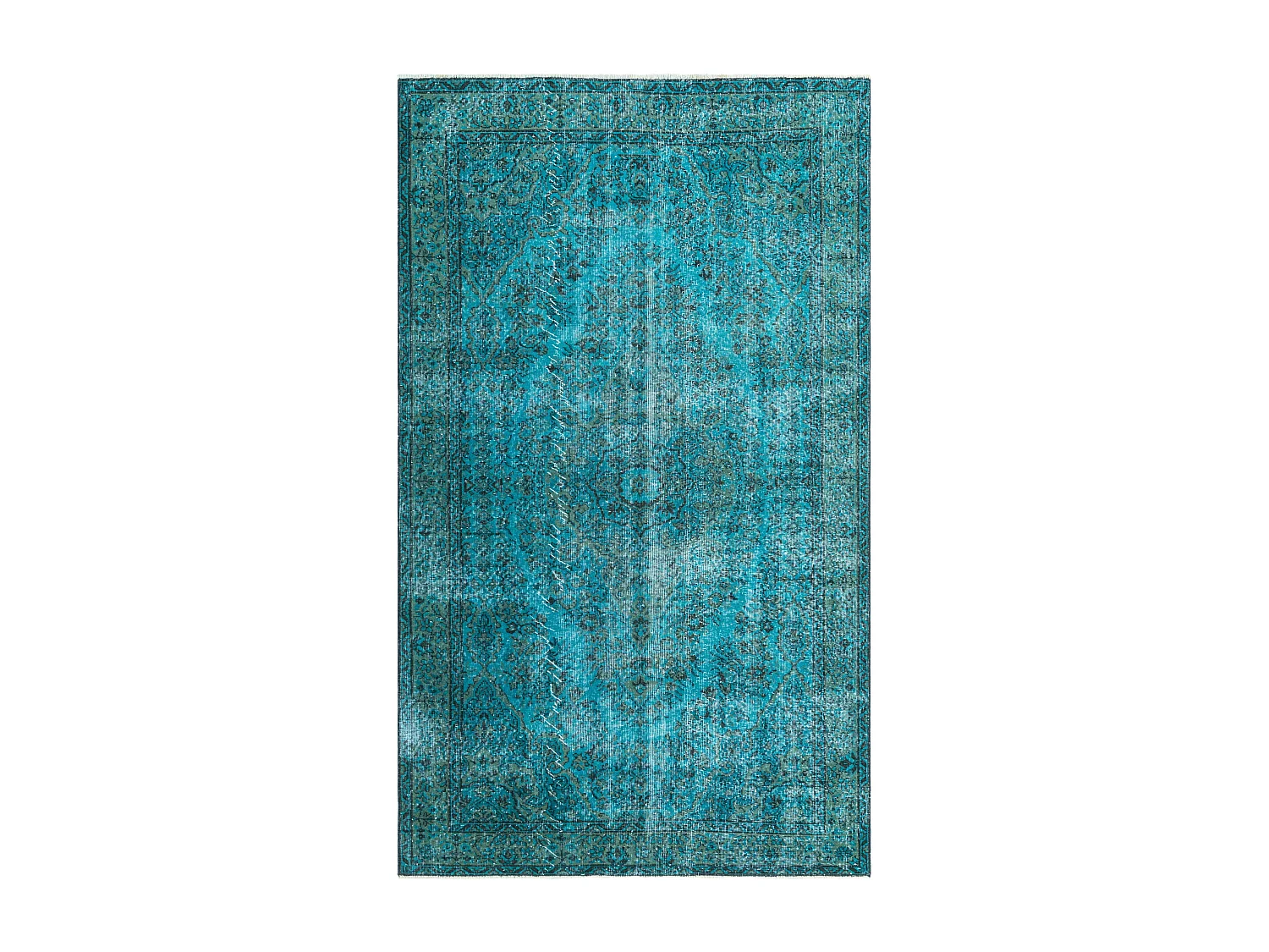 Tapis de laine 170x284 turquoise Ultra Vintage