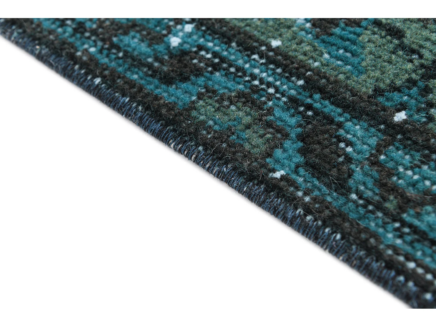 Tapis de laine 170x284 turquoise Ultra Vintage